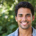 Portrait of Andika R., a fit and confident man